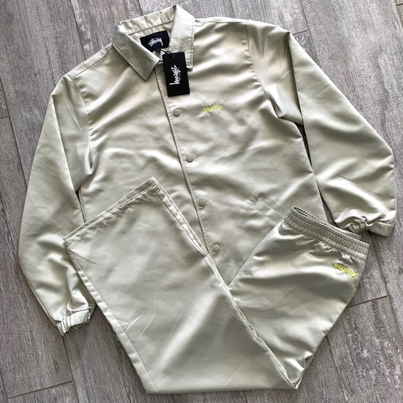 Stussy Pants - 🔥🔥STUSSY - SATIN BOMBER CROP TRACK SUIT🔥🔥